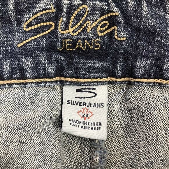 Silver‎ Jeans Womens Size 27 Bootcut Medium Wash Denim Stretch Mid Rise Casual - Picture 3 of 8